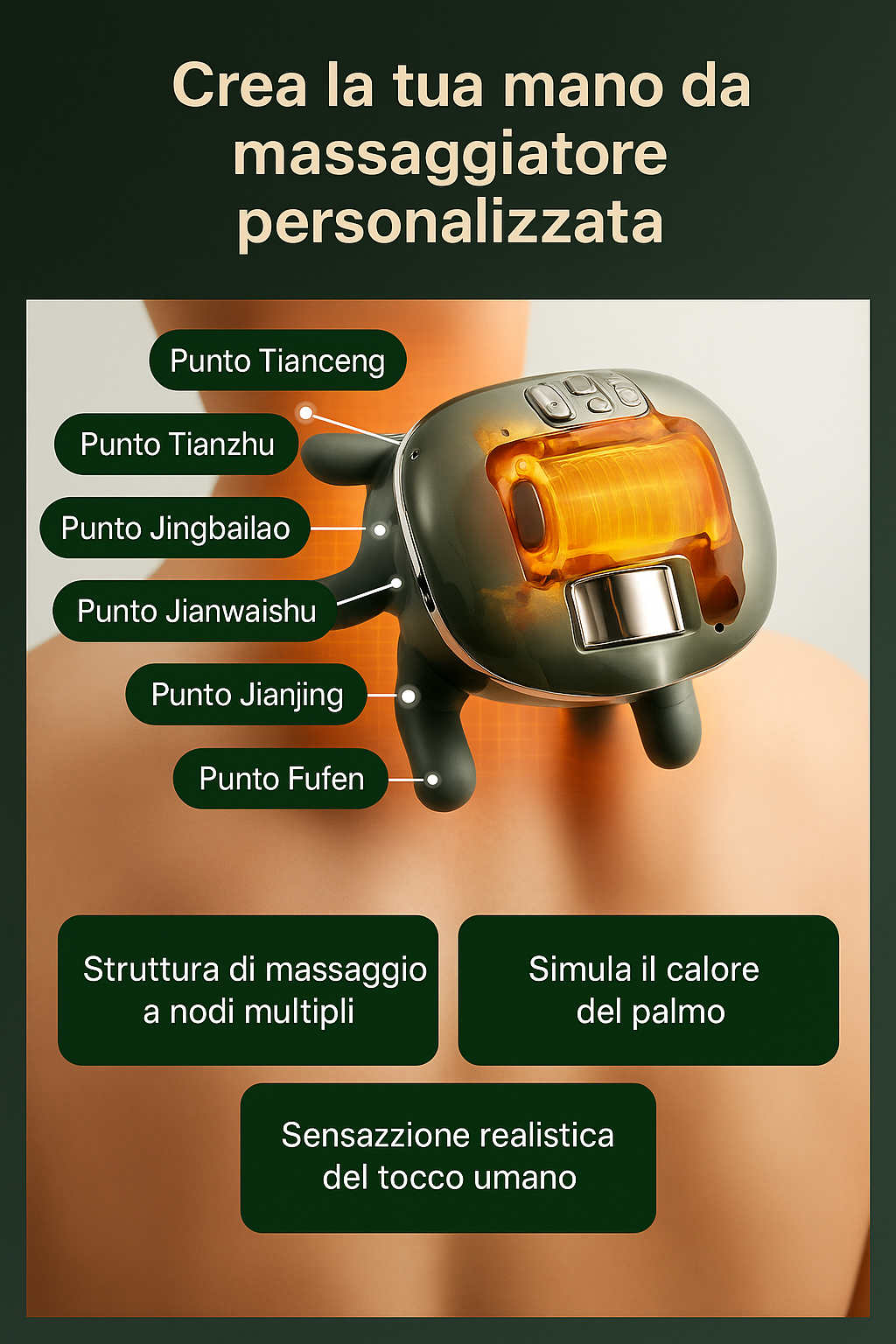 Massaggiatore Rilassante per Collo e Spalle